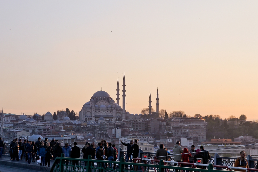 Istanbul Galatabrücke Bosporus