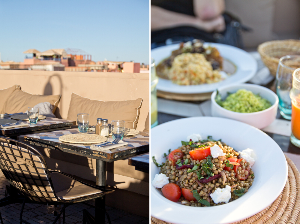Marrakesch Restaurant Dachterrasse Nomad