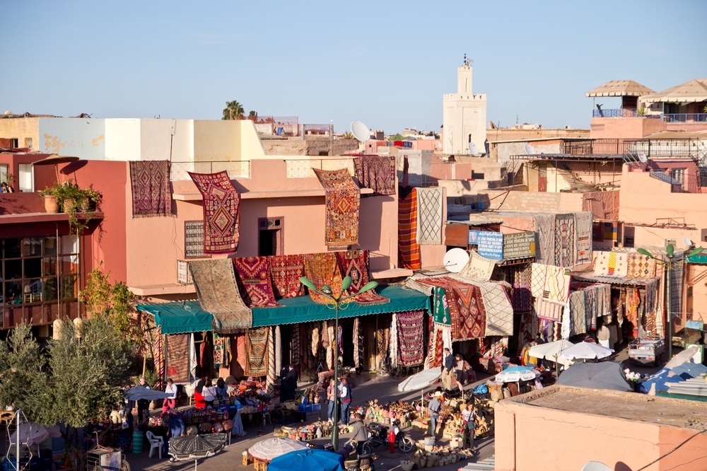 Marrakesch Restaurant Dachterrasse Nomad